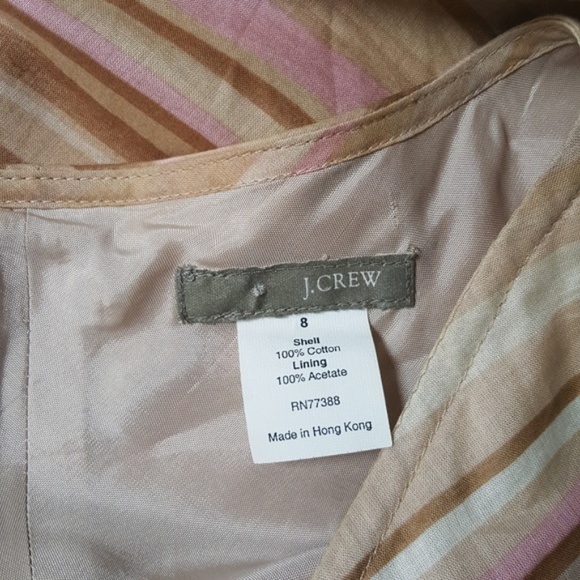 J.Crew | Pink & Tan Spring Dress - Picture 3 of 6